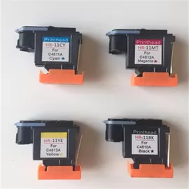 For HP 11 C4810A C4811A C4812A C4813A Printhead Print head 1000 1100 1200 2200 2280 2300 2600 2800 CP1700 100 500